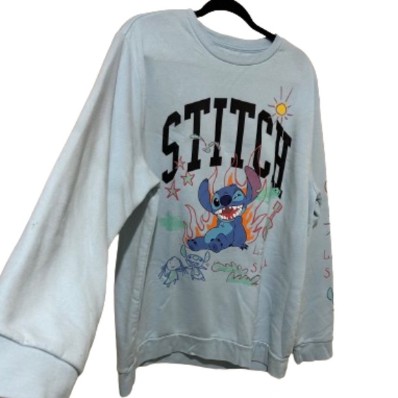 NWOT- Oversized Stitch Pullover Fashion Sweatshirt for Women– Lilo & Stitch XL - Picture 3 of 4